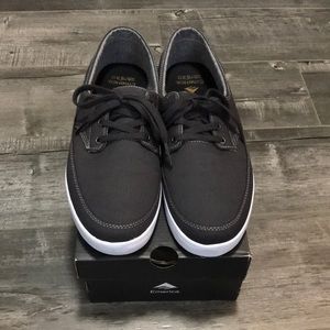 Dark grey, almost black sneakers size 10.5